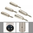 thumbnail image 4 of Xlr To Mono Connector, Zinc Alloy Housing Screw Free Design Xlr Male To Mono Adapter Simple Operation  For Mobile Phone, 4 of 7