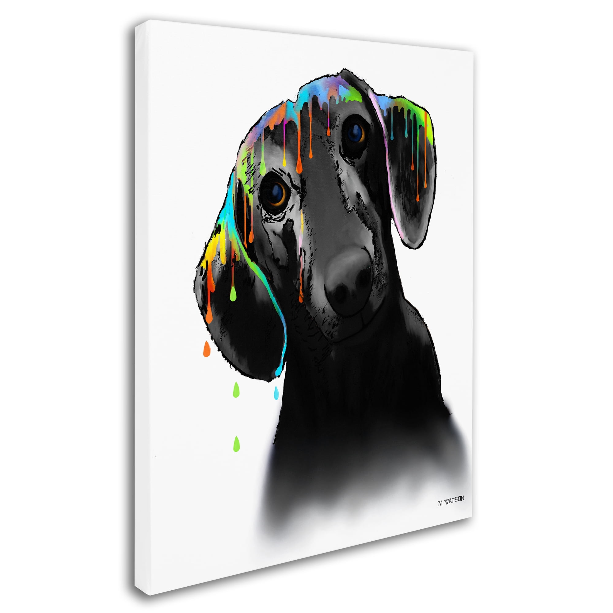 Marlene Watson "Dachshund" Canvas Art