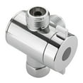 thumbnail image 3 of BQBQERT Shower Arm Diverter Adapter 3 Way for Handheld Shower for Head and Fixed Shower for Head Bathroom, 3 of 7