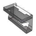 thumbnail image 1 of Lipstore Wall Hanging Router Shelf Holder Router Rack for Media Boxes Remote Controls 40cmx10cmx20cm, 1 of 7