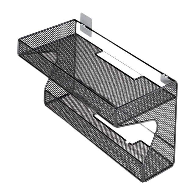 Lipstore Wall Hanging Router Shelf Holder Router Rack for Media Boxes Remote Controls 40cmx10cmx20cm