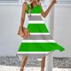 thumbnail image 4 of Ladies Summer Tops Impreso sin Mangas Cuello Redondo Vestido Casual para el Uso Diario Y Casual, 4 of 5