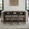 thumbnail image 2 of Liberty Furniture Arrowcreek Ensemble de Bar Console 4 Pcs en Pierre Patinée, 2 of 10