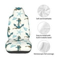 thumbnail image 4 of Wukai Anchors And Shells Full Set Car Seat Covers with Soft Padding Universal Auto Front Seats Protector and Cushion Mat, 4 of 5