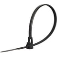 thumbnail image 1 of 100Pcs Heavy Duty Industrial Zip Ties,Releasable 8 Inch Black Cable Ties, Nylon Adjustable Tie wrap,Reusable, 1 of 8