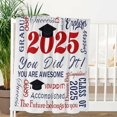 thumbnail image 5 of Graduation Soft Throw Blanket 2025, Birthday High School College Graduation Gifts for Daughter Son from Mom Dad, Class of 2025 Graduation Blanket Gifts for Him Her, 5 of 5