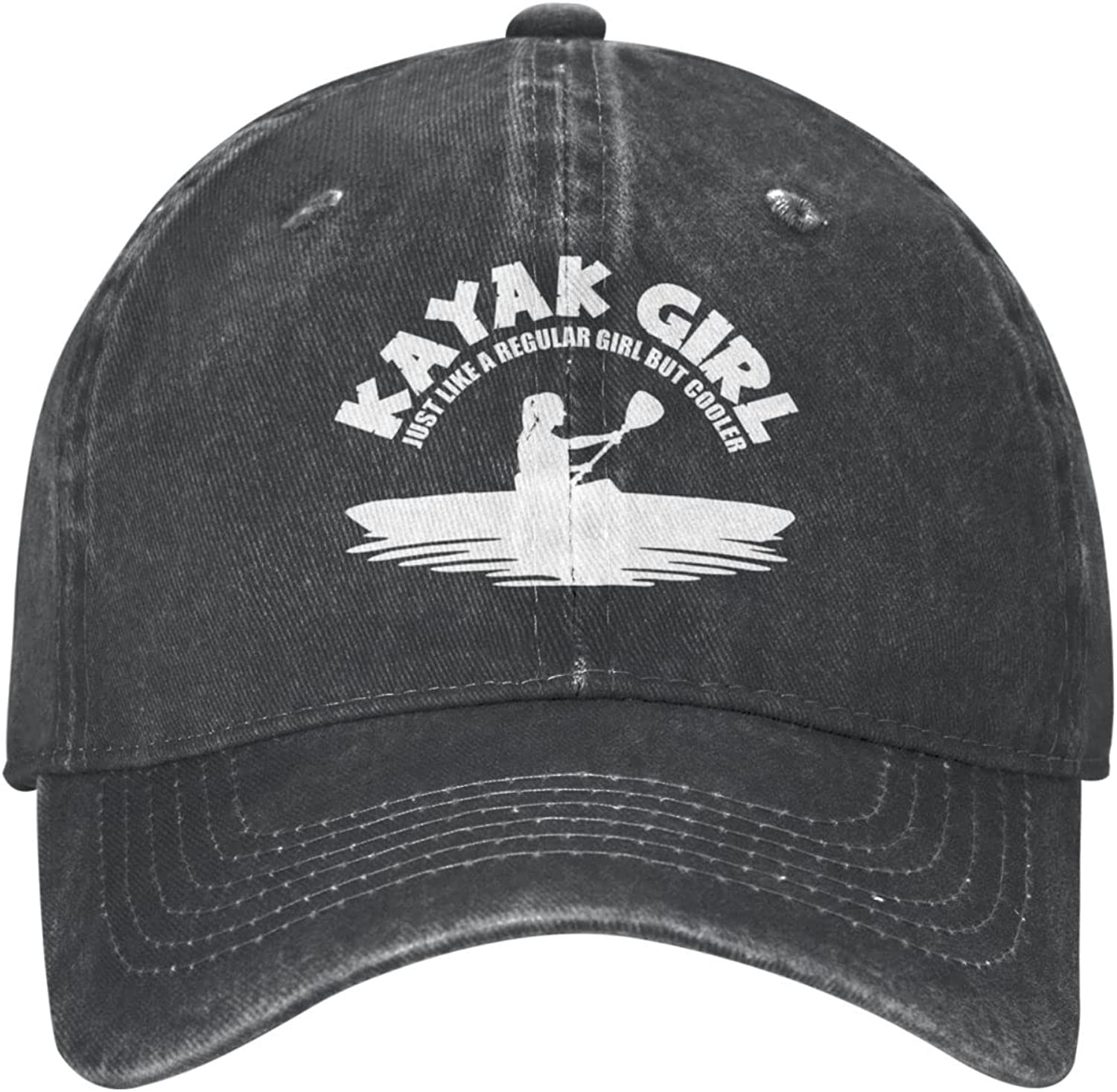 GDAKE Women's Kayak Hat, Adjustable Washed Kayaking Girl Baseball Cap