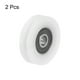 thumbnail image 3 of 2uds Tipo Ranura Polea Nailon Revestido Rulo Rodamiento 5x26x7mm U Ranura Guía Rueda para Puertas Ventana o Conducción Mecánico Equipo, Blanco, 3 of 5