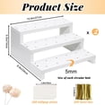 thumbnail image 2 of Expositor Cake Pop KhayRovies de 3 niveles, madera blanca, 33 agujeros, 2 of 6