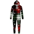 thumbnail image 4 of SwiftWear Christmas Matching Onesies for Couples and Family Zipper Hooded Adult Jumpsuit Long Sleeve Pajamas Slim Fit Homewear, 4 of 6