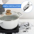 thumbnail image 4 of unbranded 2Set Temperature Controller Thermostat For Oven With Adjustable Temperature Control Silver Iron, 4 of 6