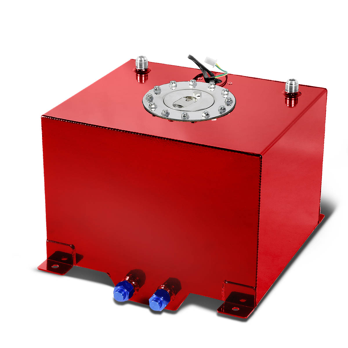 Speed Daddy 15.5 Gallon Blue Aluminum Racing Fuel Cell With Level Sender - Drift/Performance