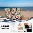 thumbnail image 5 of Pofeuu Vegetables Print Beach Bag,Waterproof Sandproof Beach Tote Bag, Large Capacity Foldable Beach Bags for Women, 5 of 7
