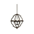 thumbnail image 2 of JONATHAN Y Ogee 16.75" 3-Light Adjustable Iron Rustic Industrial LED Pendant, Oil Rubbed Bronze, 2 of 8
