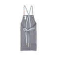 thumbnail image 4 of OUNONA Nordic Industrial Style Light Grey Denim Apron Storage Bib Apron for Kitchen Use 1Set, 4 of 8