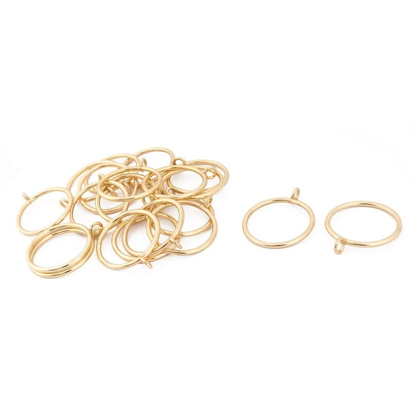 Home Metal Shower Curtain Drapery Hanging Hook Hanger Ring ...