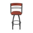 thumbnail image 5 of 860 Hunter 30" Swivel Bar Stool with Pewter Finish and Graph Poppy Seat and Back, 5 of 5