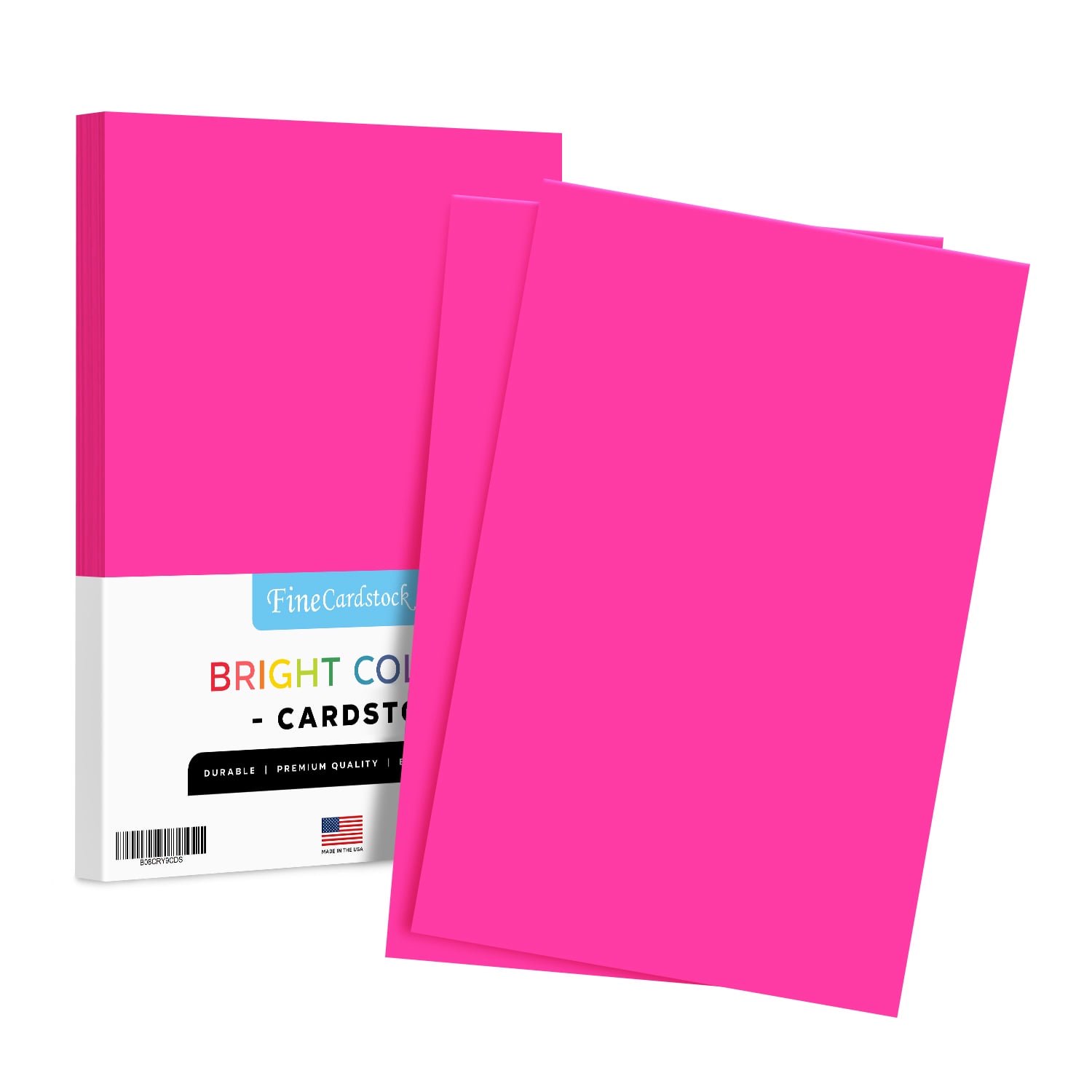 Premium Color Card Stock Paper | 50 Per Pack | Superior Thick 65-lb Cardstock Perfect for School Supplies Holiday Crafting Arts and Crafts | Acid & Lignin Free | Fuchsia | 11 x 17