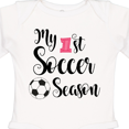 thumbnail image 4 of Inktastic My 1st Soccer Season Girls Long Sleeve Baby Bodysuit, 4 of 5