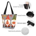 thumbnail image 6 of Fotbe Hello Fall Gnomes Pattern Beach Tote,Shoulder Handbag,Spacious Tote Bag,Lightweight Travel Bag,Versatile Shopping Bag, 6 of 9