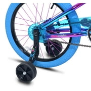 18 Kent Illusion Child Bicycle, 18 Wheels, Child Ages 6-12 Years, Blue/Purple