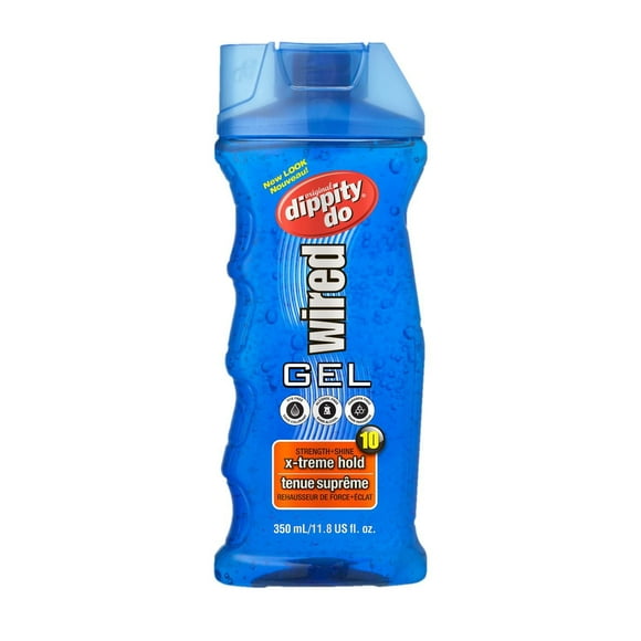 dippity-do GET WIRED Hair Gel - Adds Strength & Shine - Extreme Hold - Level 10, 350ml