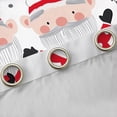 thumbnail image 4 of jejeloiu Cute Father Christmas Black Out Curtains,Merry Xmas Curtains Pack of 2 (42x63 Each),Happy New Year Bedroom Curtains For Girls Boys,Reathable Home Decor, 4 of 6