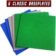 thumbnail image 2 of ZECATL Classic Building Base Plates 32x32 pegs or 10" x 10" Baseplate - Compatible with All Major Brands (6PC), 2 of 6