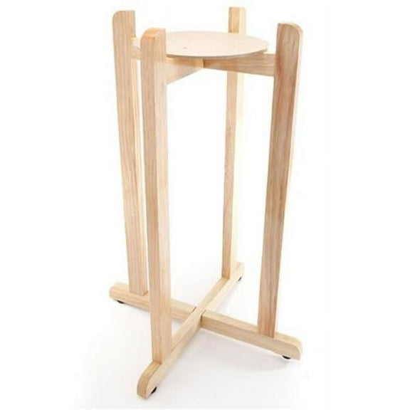 Bluewave Lifestyle PKSF310 Floor Natural Varnish Wood Stand, 27 in.