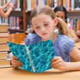 thumbnail image 6 of Haosy Teal Ocean Water Notebooks 2 Pcs 1-subject Journal 60 Sheets A5 College Ruled Paper Detachable Ring 8.3"x5.7", 6 of 8