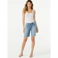 thumbnail image 6 of Sofia Jeans Women's Gabriela High Rise Bermuda Denim Shorts, 6 of 6