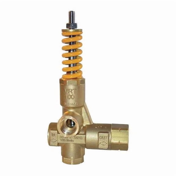 Mecline Unloader Valve,26.4 gpm,4800 psi,Brass VRT100-330