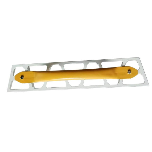 Paleta para paneles de yeso, herramienta de paleta de hormigón, herramienta manual profesional, paleta desnatadora de enyesado para pisos de baldosas, Amarillo