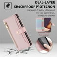 thumbnail image 4 of ELEHOLD for Samsung Galaxy A36 5G Wallet Case Crossbody, Zipper Phone Case with Card Holder Large Capacity Wrist Strap Leather Purse Cover for Women Men for Samsung Galaxy A36 5G,Pink, 4 of 8