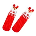 thumbnail image 4 of Calcetines de dibujos animados Colcomx para damas y niñas 1 o 4 pares con diseño de zorro, 4 of 8