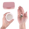 thumbnail image 4 of Unique Bargains 1 Pc 6 Grids Single Layer Pill Box for Travel Pink, 4 of 6