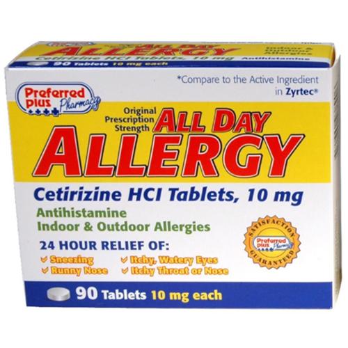 Equate Cetirizine 10MG, 180 count