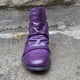 thumbnail image 5 of Zapatos de mujer Retro Color sólido Tacón bajo Cremallera Moda Botas cortas de cuero Wmkox8yii  shkj221, 5 of 5