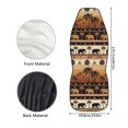 thumbnail image 5 of POLERO Front Seat Cover Car Interior, Easy to Install Vehicle Seat Covers Truck Comfy, Elephant Palm, 5 of 11