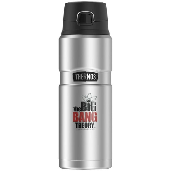 Big Bang Theory Logo, THERMOS STAINLESS KING Stainless Steel Drink Bottle, Vacuum insulated & Double Wall, 24oz