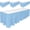 Light Blue, variant on DecorRack 4 Pack Table Skirts, 29 in x 14 ft Reusable Party Tablecloth Skirt with Adhesive Strip for Parties & Events, Royal Blue (Pack of 4)
