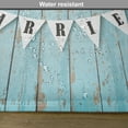 thumbnail image 6 of Ambesonne Blue Place Mats Set of 4, Just Married on Wood Door, Standard Size, Blue Black Red, 6 of 6