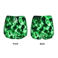 thumbnail image 3 of Balery Green Tie Dye Pantalones cortos deportivos para mujer con forro y dos bolsillos, elásticos, para entrenamiento, gimnasio, yoga-Medium, 3 of 7