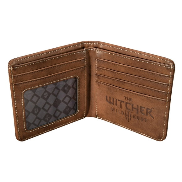 The Witcher 3 White Wolf Brown Bi-Fold Wallet