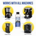 thumbnail image 4 of Bastion Coffee Machine Descaler & Cleaner - 4 Uses. (2 Bottles) Universal Descaling Solution Compatible with Keurig, Nespresso, Delonghi and All Single Use Coffee and Espresso Machines, 4 of 7