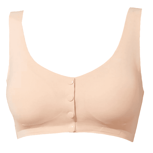 BIMEI Front-Closure Mastectomy Bra with Pocket - Breastform Pads