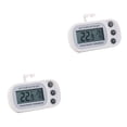 thumbnail image 1 of Cateissary Digital Portable LCD Screen Display IPX4 Gauge Button Temperature Refrigerator Meter Control Waterproof Blanco 2piezas Cateissary CBP110864, 1 of 6
