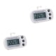 thumbnail image 3 of Ounissouiy Digital Portable LCD Screen Display Waterproof Temperature Refrigerator Gauge Control Meter IPX4 Button Blanco 2Conjunto, 3 of 6