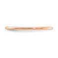 thumbnail image 3 of Real 14kt Rose Gold 1.2mm Half Round Stackable Band Size: 6; for Adults and Teens; for Women and Men, 3 of 4