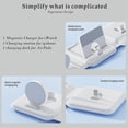 thumbnail image 5 of 3 in 1 Foldable Wireless Charger Station Travel Charger Charging Dock Stand For iPhone 14 13 12 11 X Pro Max iWatch 9 8 7 6 5 4 3 2 AirPods 3/2/Pro, 5 of 12